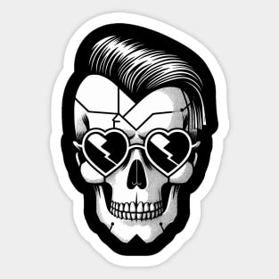 Anti Valentine’s Skull Sticker